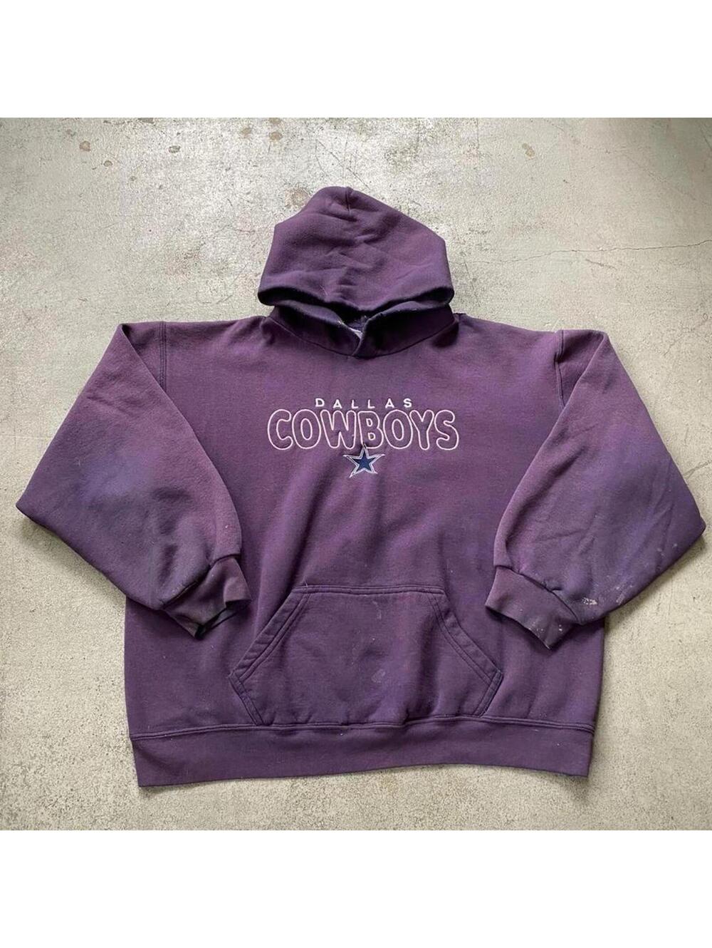 Vintage 90s Dallas Cowboy NFL Football Pullover Hoodie